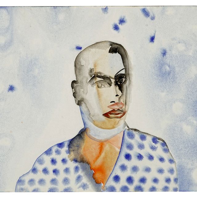 Francesco Clemente — Автопортрет с Альбой