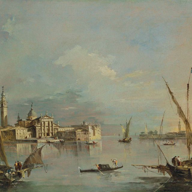 Francesco Guardi — Остров Сан-Джорджо Маджоре, Венеция, с Пунта-делла-Джудекка