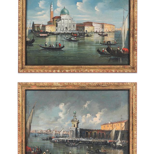 Francesco Guardi — Пунта-делла-Догана, Венеция; и Сан-Джорджо-Маджоре, Венеция