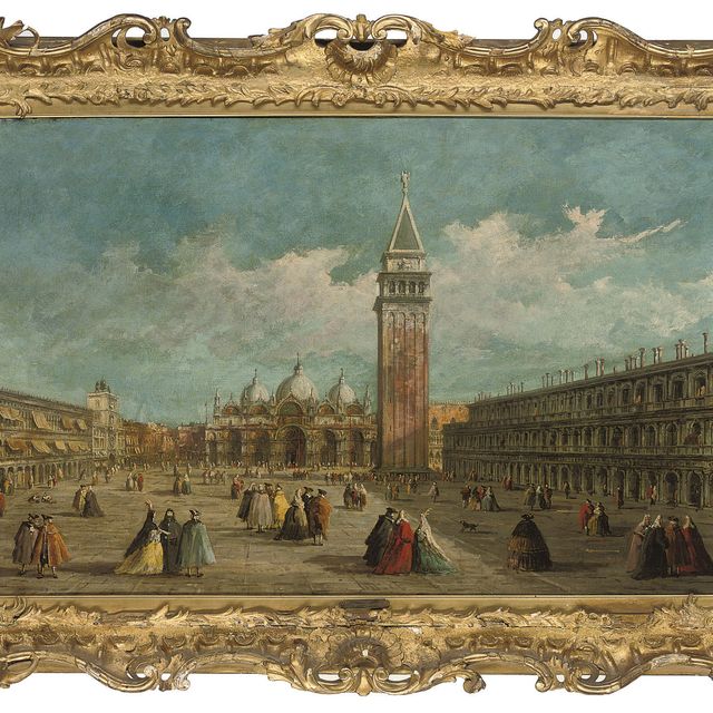Francesco Guardi — Площадь Сан-Марко, Венеция, смотрит на восток