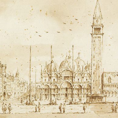 Francesco Guardi — Площадь Сан-Марко, Венеция