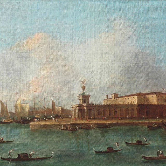 Francesco Guardi — Пунта-делла-Догана и Санта-Мария-делла-Салюте, Венеция, Джудекка и Реденторе за ее пределами