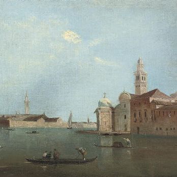 Francesco Guardi — Остров Сан-Микеле