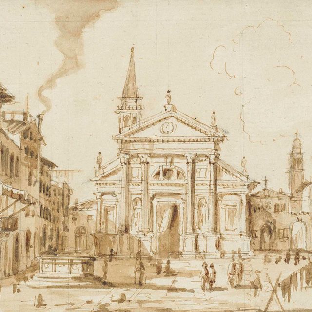 Francesco Guardi — Церковь Сан-Франческо делла Винья, Венеция