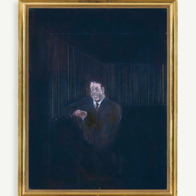 Francis Bacon — Человек в синем VI