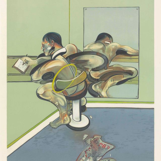 Francis Bacon — Фигурная надпись, отраженная в зеркале (С. 13)