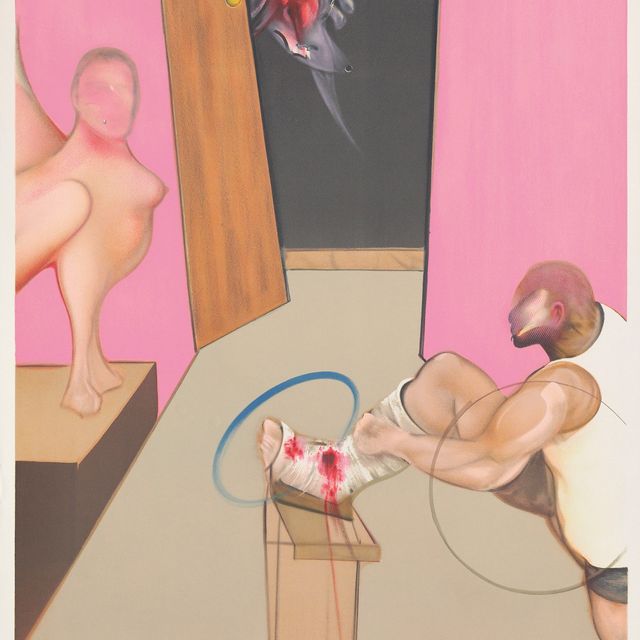 Francis Bacon — Эдип и Сфинкс по Энгру