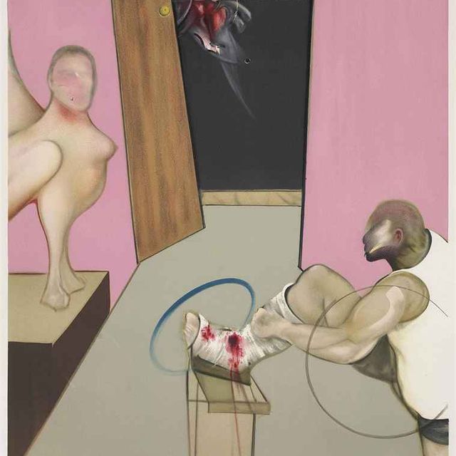 Francis Bacon — "Эдип и Сфинкс" по Энгру