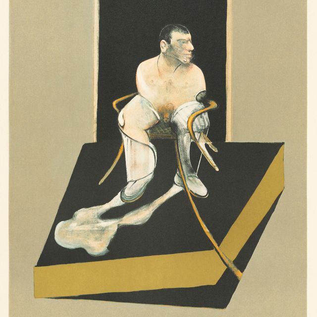 Francis Bacon — Портрет Джона Эдвардса из триптиха (1986-87)