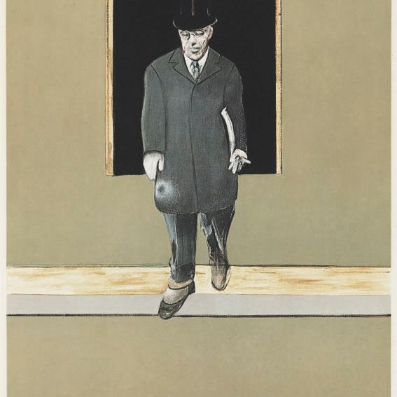 Francis Bacon — Вудро Вильсон, Париж, 1919, из триптиха (1986-87)