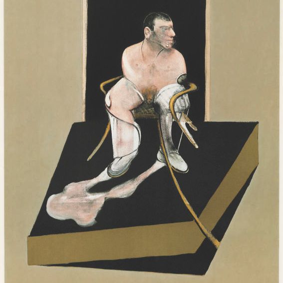 Francis Bacon — Портрет Джона Эдвардса из триптиха (1986-87)