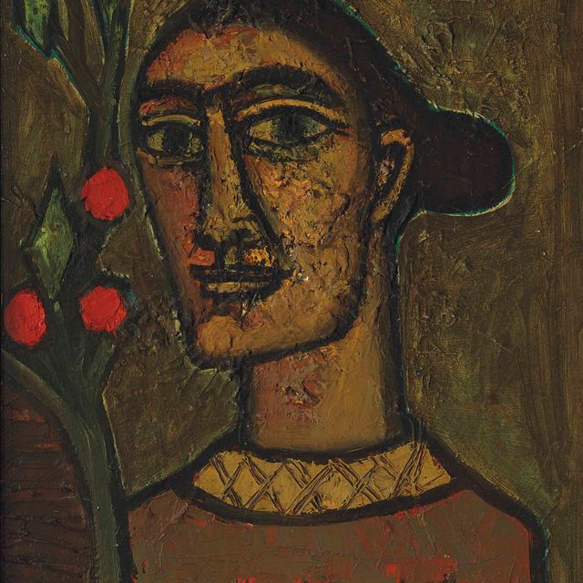 Francis Newton Souza — Голова женщины