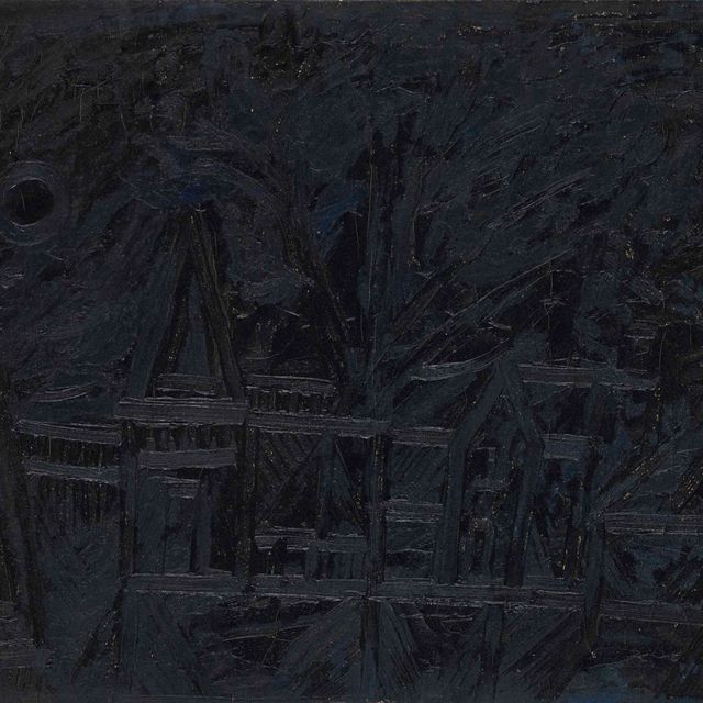 Francis Newton Souza — Без названия (Пейзаж)