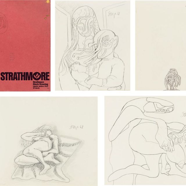 Francis Newton Souza — Альбом для рисования, 1968 (9 рисунков)
