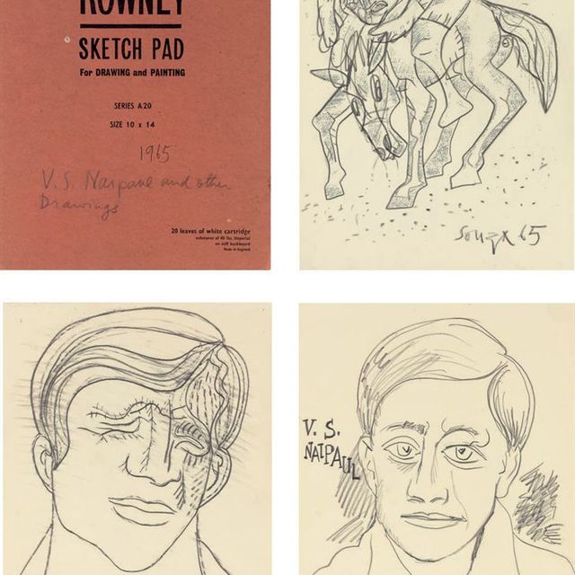 Francis Newton Souza — Альбом для рисования, 1965 (10 рисунков)