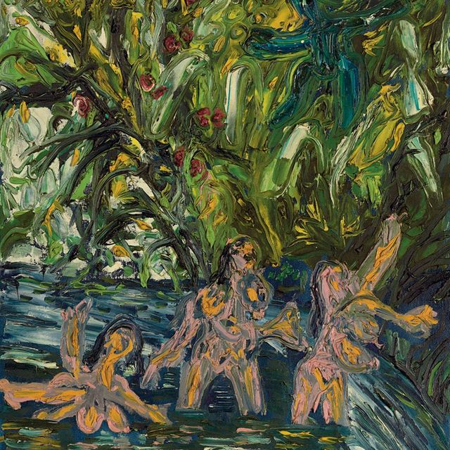 Francis Newton Souza — Кришна и гопи