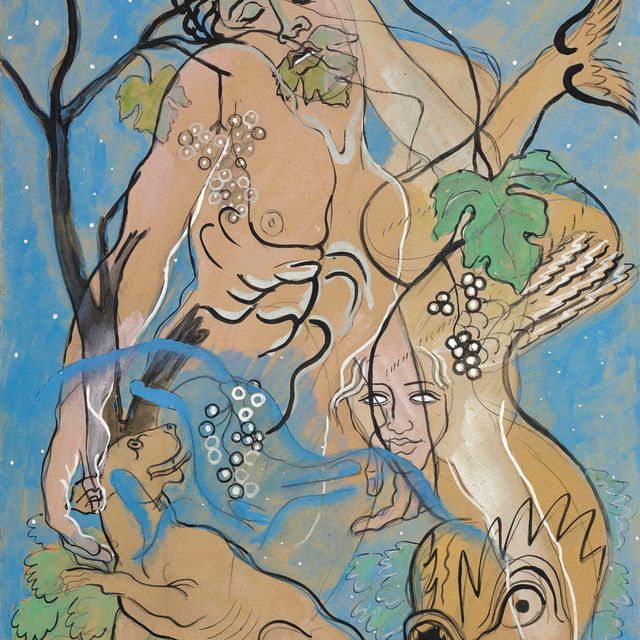 Francis Picabia — Иисус и дофин (Иисус и дельфин)