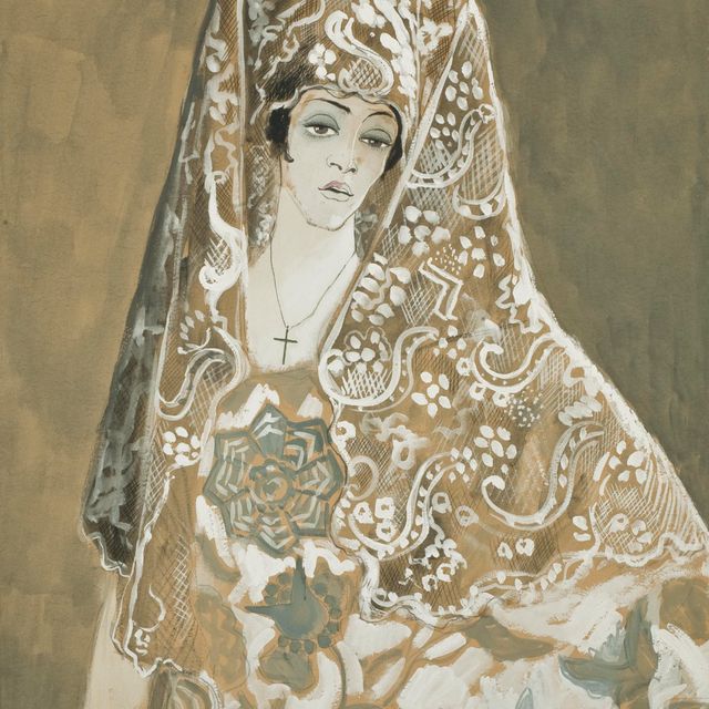 Francis Picabia — Женщина в стиле мантильи