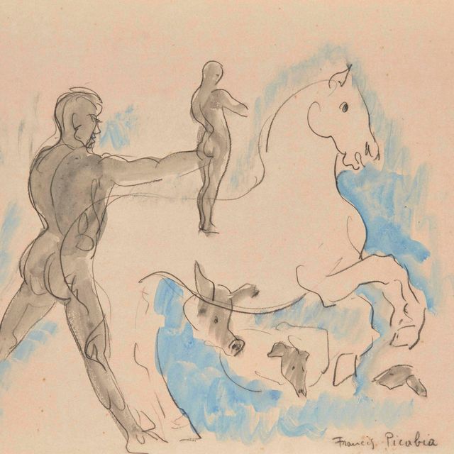 Francis Picabia — Ле шеваль блан