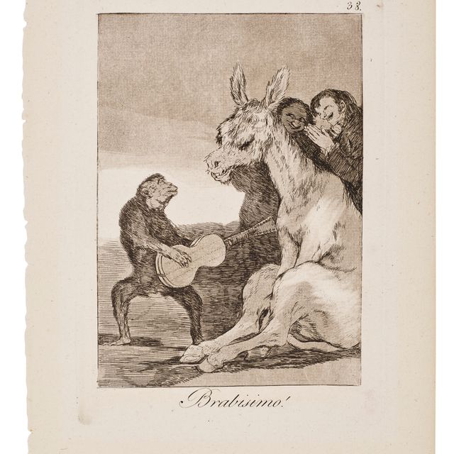 Francisco Goya — Браво! (Брабисимо!), Фото 38 из "Лос Капричос".