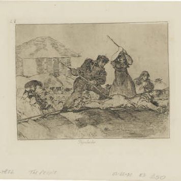 Francisco Goya — Три таблички с надписями "Бедствия Герры" (D. 147, 162, 187; H. 148, 163, 188)