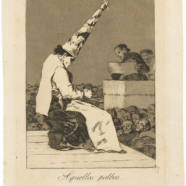 Francisco Goya — "Я ван десплумадос" и "Аквеллос Полбос" , фотографии 20 и 23 из "Лос Капричос".
