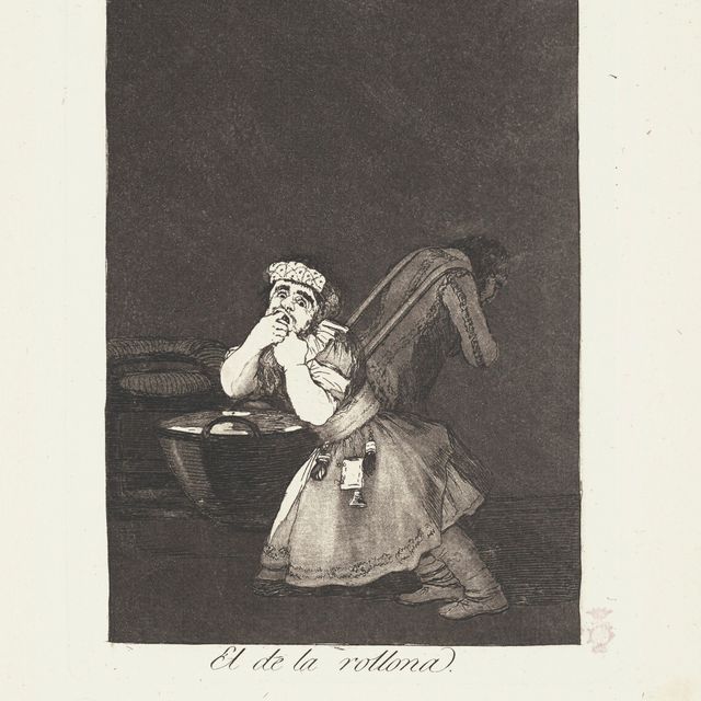 Francisco Goya — Три тарелки от: Los Caprichos (тарелки 4, 18 и 32)