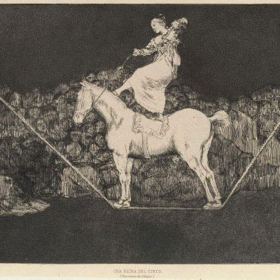 Francisco Goya — Группа из 15 пластинок от: Los Caprichos (Харрис, 36, 43, 45, 46, 60, 62, 80, 83, 88, 90, 93, 95, 107, 108, 109, 113)
