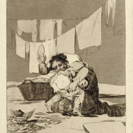 Francisco Goya — Си Кебро эль Кантаро, тарелка 25 из "Капричос" (H. 60)