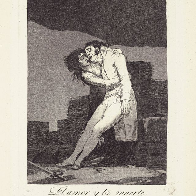 Francisco Goya — Любовь и смерть (El amor y la muerte) Фото 10 от: Los Caprichos