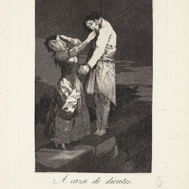 Francisco Goya — Охотимся за зубами (каза-де-диентес) Фото 12 из: Лос-Капричос