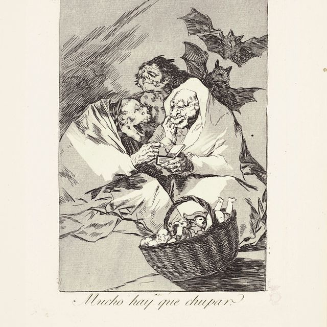 Francisco Goya — Здесь есть что пососать (Мучо хей ке чупар) Фото 45 от: Los Caprichos
