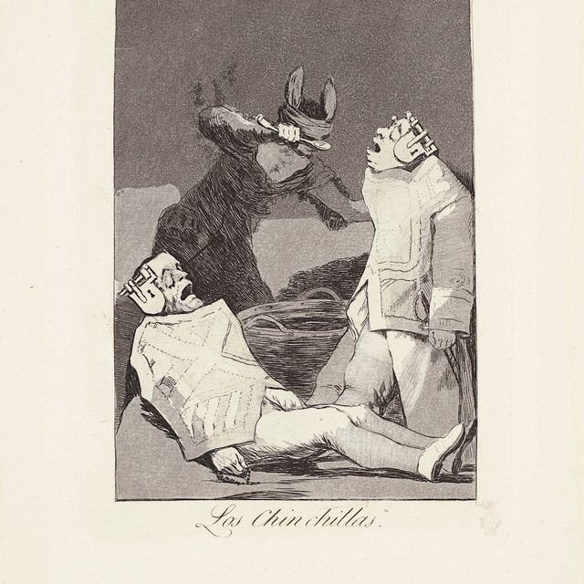 Francisco Goya — Шиншиллы (Los Chinchillas) Фото 50 от: Los Caprichos