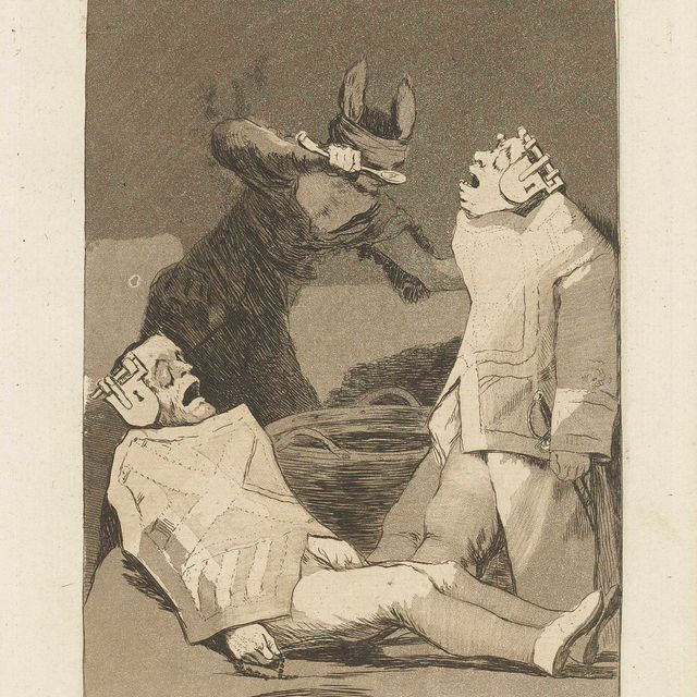 Francisco Goya — Лос-Шиншиллас, фото 50 от: Лос-Капричос