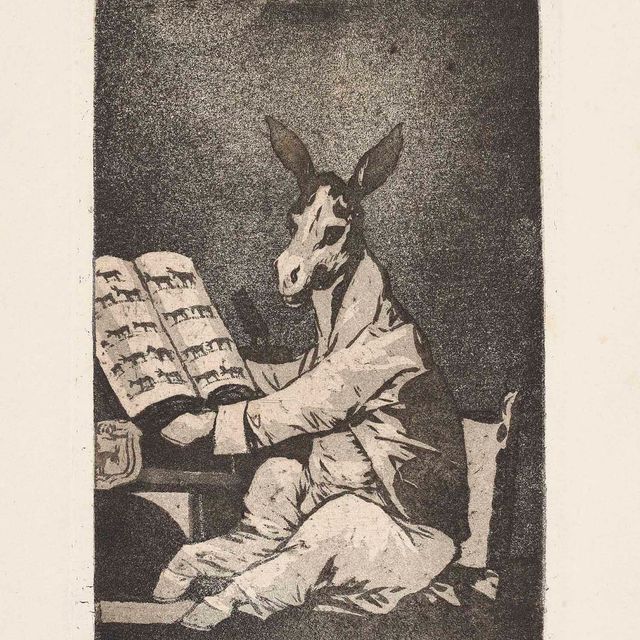 Francisco Goya — Одиннадцать тарелок, от: Los Caprichos