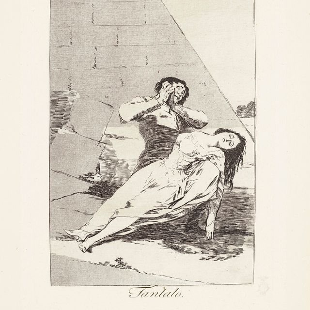 Francisco Goya — Танталус (Tantalo) Фото 9 от: Los Caprichos