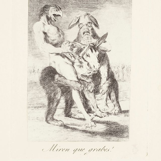 Francisco Goya — Посмотрите, какие они торжественные (Мир им!) Фото 63 из "Лос Капричос".