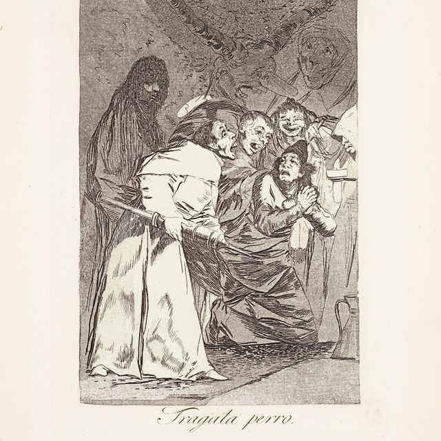 Francisco Goya — Проглоти это, собака (Трагала перро) Фото 58 из "Лос Капричос"