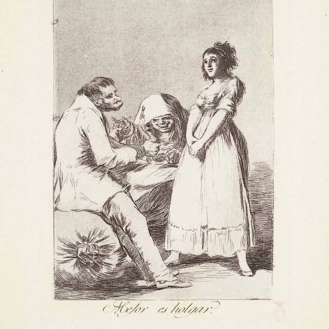 Francisco Goya — Лучше быть ленивым (Майор эс холгар) Фото 73 от: Los Caprichos