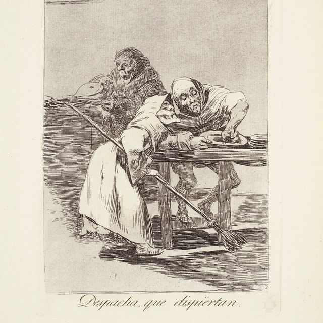 Francisco Goya — Поторопись, они просыпаются (Описание того, что происходит), Фото 78 от: Los Caprichos