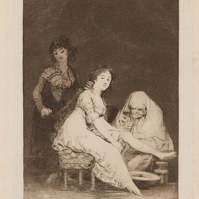 Francisco Goya — Руэга-пор-Элла , фото 31 из Лос-Капричос