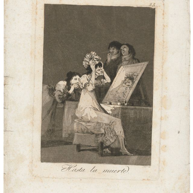 Francisco Goya — Хаста ла муэрте , фото 55 из Лос-Капричос