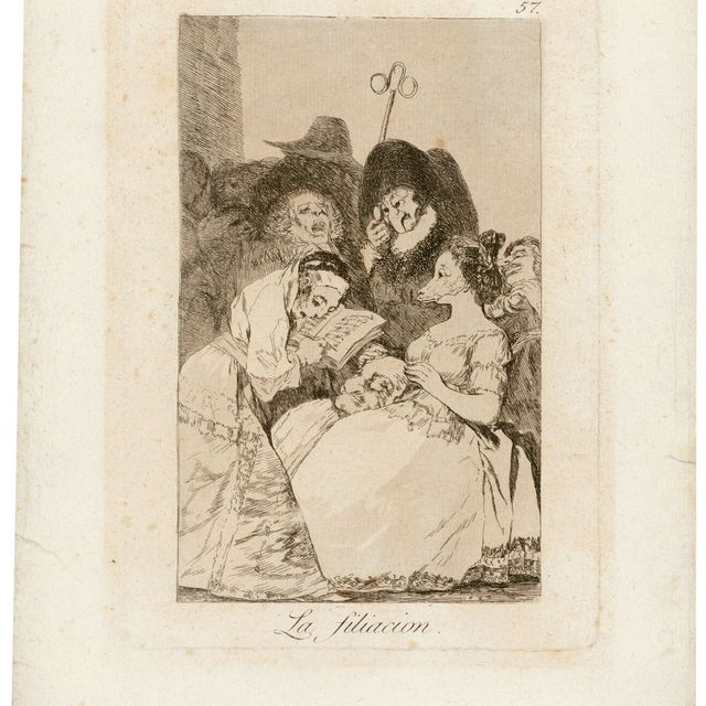 Francisco Goya — La Filiacion , фото 57 из Лос-Капричос