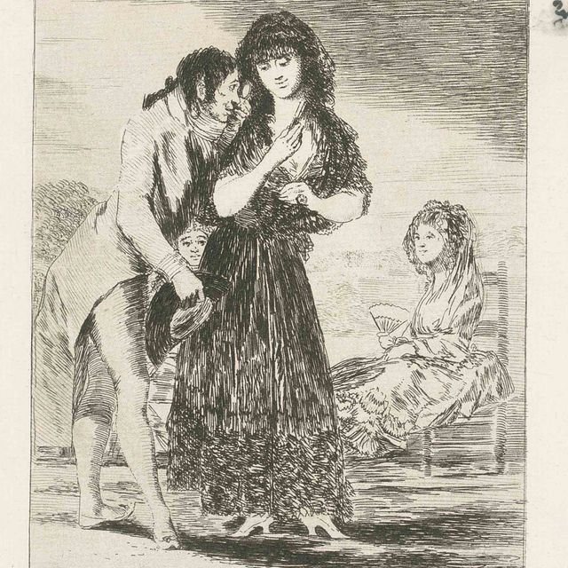 Francisco Goya — Ни в коем случае не удаляйтесь, фото 7 из: Лос-Капричос (Д. 44; Н. 42)