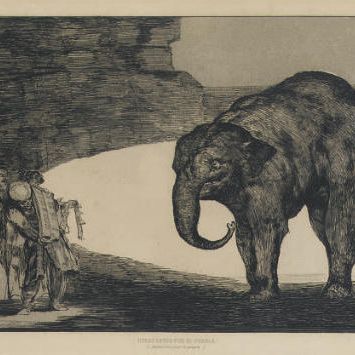 Francisco Goya — [Disparate de Bestia], из пословицы (H. 268)