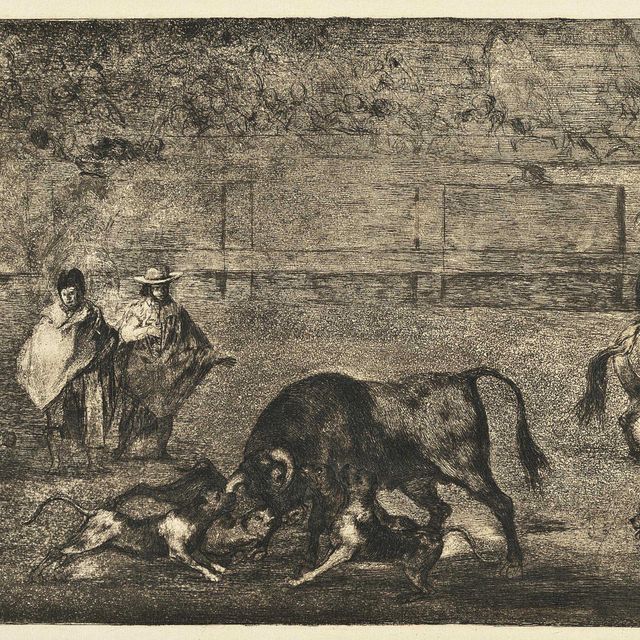 Francisco Goya — Две тарелки из Тавромакии (Harris 239-242)