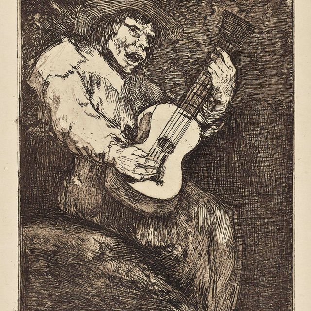 Francisco Goya — Эль Кантор Сьего ("Слепой певец") (30-летний Дельтейл; 35-летний Харрис)