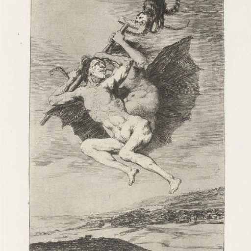 Francisco Goya — "Лос Капричос": четыре номера (Харрис, 95, 100, 101, 105)