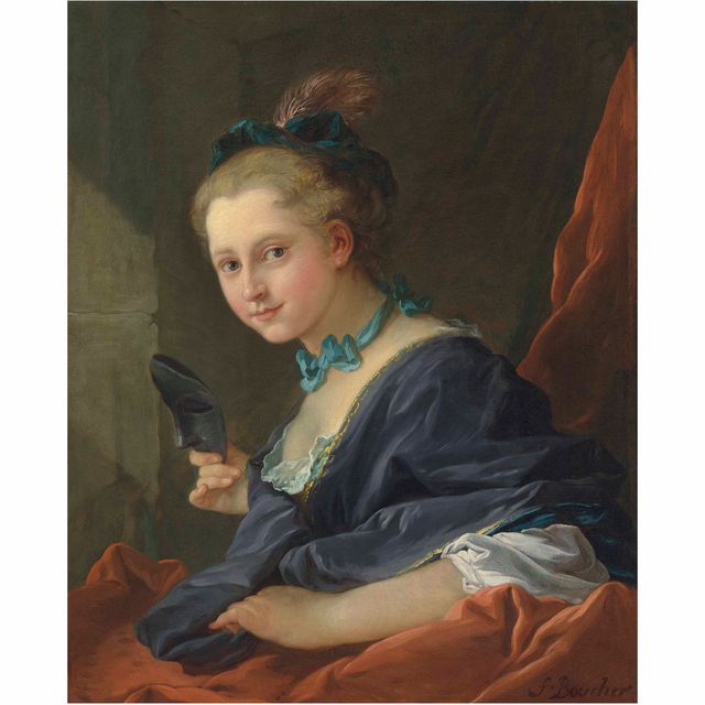 François Boucher — Званый вечер или Дама на балу