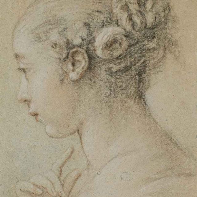 François Boucher — Тет-а-тет с женщиной, в профиль очень неловко